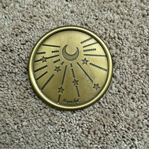 Mignon Faget Crescent Brass Coaster